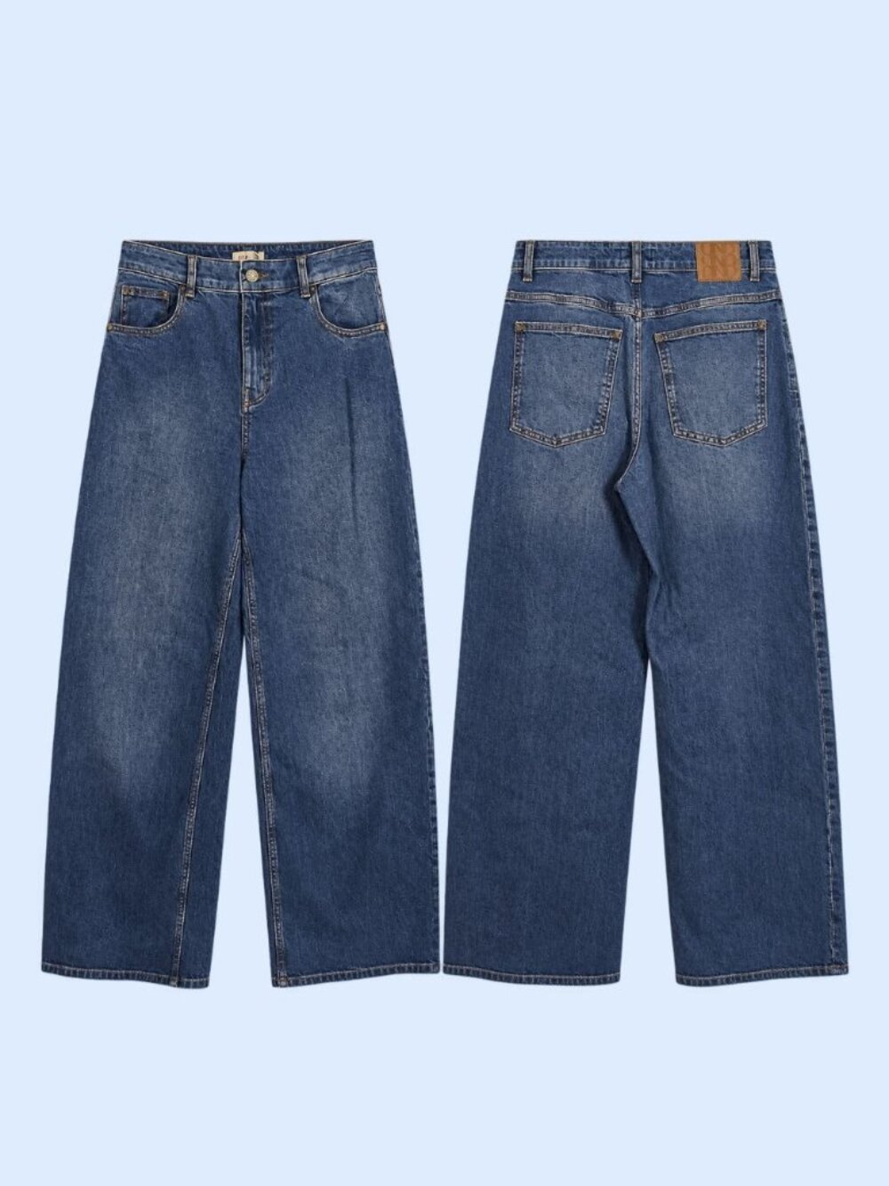 BAUM UND PFERDGARTEN Wide Leg High Waist Nini Women's Jeans sz 36 Sz 8